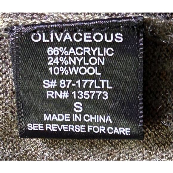 Vici Editor in Chief Lightweight Camo Side Zip Hem Luxury Pullover Sweater Small - Picture 7 of 7